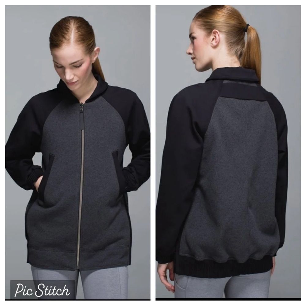 Lululemon Both Ways Bomber
Heathered Black / Black 10/12 - Picture 2 of 16